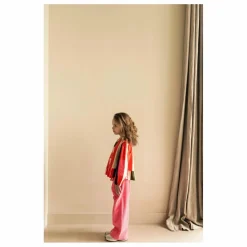 Jenest Blouse Sofie Rayée Popeline | Rose Hot