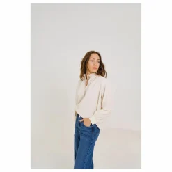 Sacrécoeur Blouse Soline Velours Milleraies | Ecru Outlet