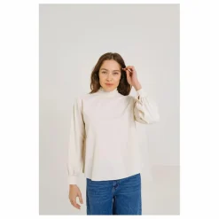 Sacrécoeur Blouse Soline Velours Milleraies | Ecru Outlet