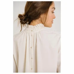 Sacrécoeur Blouse Soline Velours Milleraies | Ecru Outlet