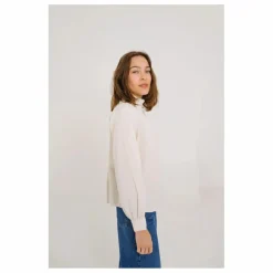 Sacrécoeur Blouse Soline Velours Milleraies | Ecru Outlet