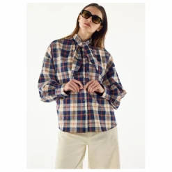 BELLEPIECE Blouse Tom Carreaux | Bleu marine New