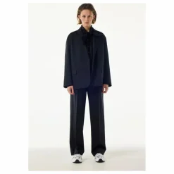 New BELLEPIECE Blouse Tom Popeline de Coton | Noir