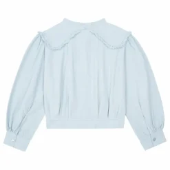 Online Longlivethequeen Blouse Unie Coton Bio | Bleu pâle