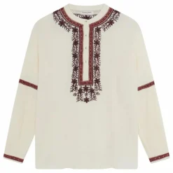 Maison Hotel Blouse Vineyard Bruna Crêpe de Coton | Blanc Hot