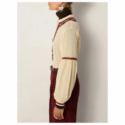 Maison Hotel Blouse Vineyard Bruna Crêpe de Coton | Blanc Hot