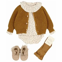 Búho Blouse Volants Gaze de Coton Bio |