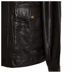 BELLEPIECE Blouson Edgar Cuir | Marron Clearance