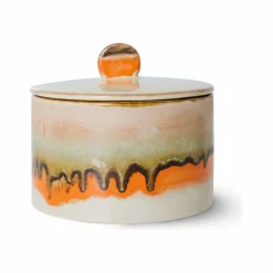 Hot HKliving Bocal en grès | Orange