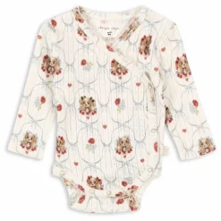 Konges Sløjd Bodies, Combinaisons|Combinaisons Et Bodies|Body Cache Cœur Minnie Chiens Pointelle Coton Bio |