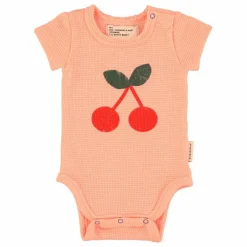 Piupiuchick Pyjamas Et Bodies|Premières Tenues|Body Cerise Coton Bio |