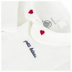 Petit Bateau Body Col Brodé Coton Bio |