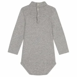 Petit Bateau Body Col Roulé Côte | Gris chiné Best