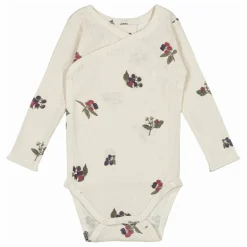 Clearance Studio Bohème Body Côtelé Hoho Mûres Coton Bio | Ecru