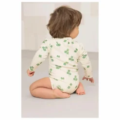 Outlet Studio Bohème Body Lala Trèfles Coton Bio | Ecru