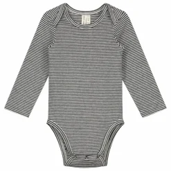 Hot Gray Label Body Manches Longues Rayé | Noir