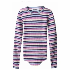 Online Molo Body Rochelle Cosmic Rayé Coton Bio | Violet