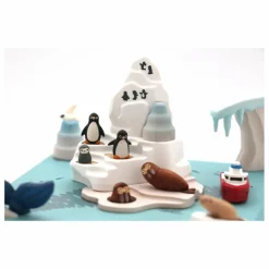 Hot Wooderful life Boite à musique en bois Antarctique Multicolore