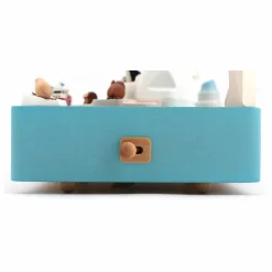 Hot Wooderful life Boite à musique en bois Antarctique Multicolore