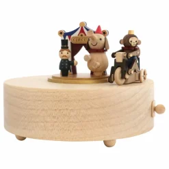 Wooderful life Musique|Boites À Musique|Boite à musique en bois Cirque