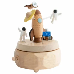 Wooderful life Musique|Boites À Musique|Boite à musique en bois Spationaute