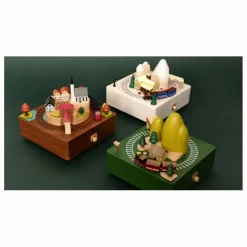 Discount Wooderful life Boite à musique en bois Train d'automne Multicolore