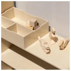 Online Nofred Boite de rangement avec couvercle en bois | Bois clair