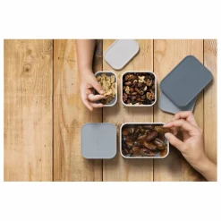 Hot Monbento Boites de compartimentation pour bento MB Extra - Set de 4 | Gris