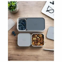 Hot Monbento Boites de compartimentation pour bento MB Extra - Set de 4 | Gris