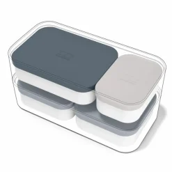 Hot Monbento Boites de compartimentation pour bento MB Extra - Set de 4 | Gris