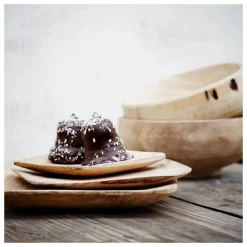 Madam Stoltz Bol en bois Naturel Clearance