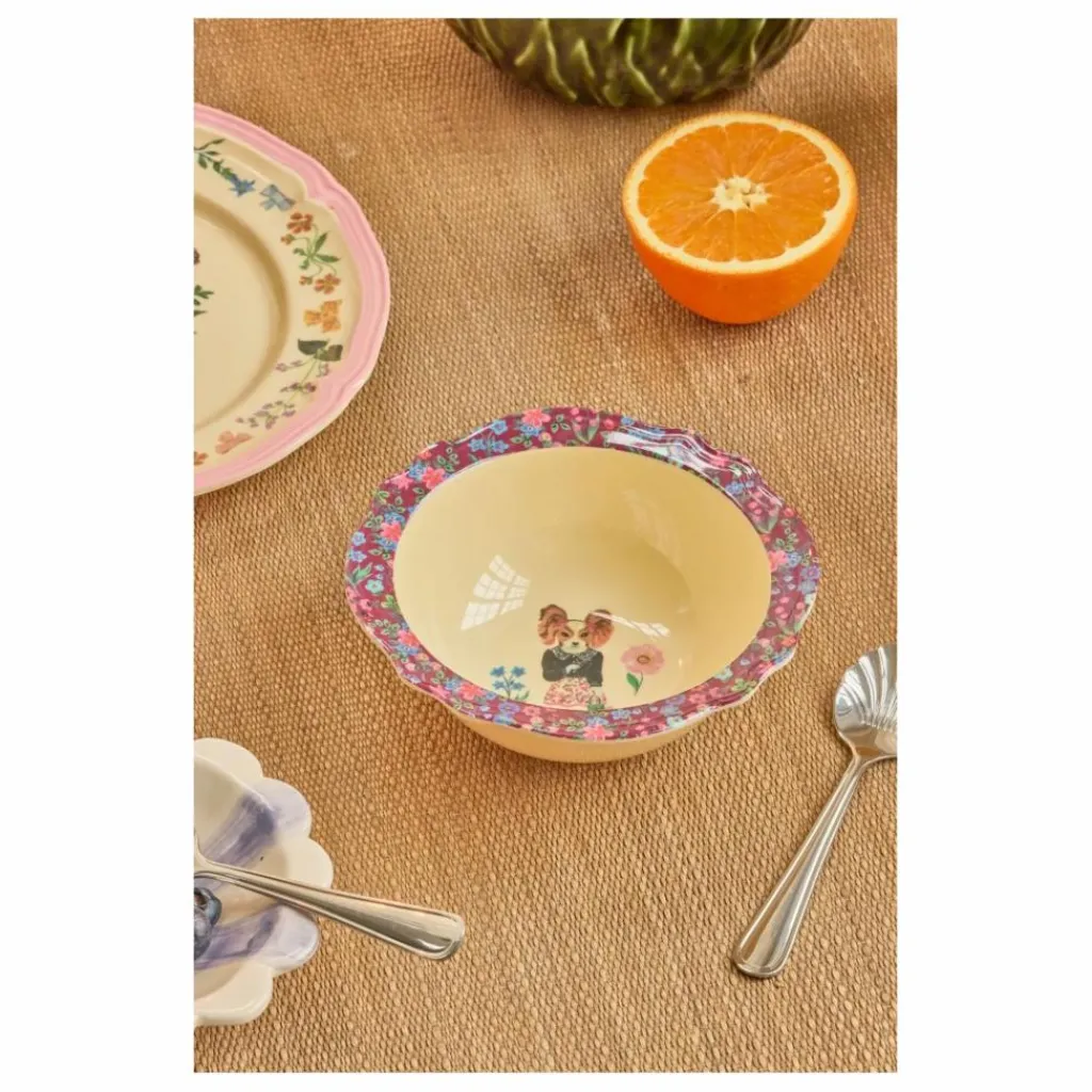 Enfant Rice Vaisselle Enfant|Bol en mélamine Vintage - x Nathalie Lété |