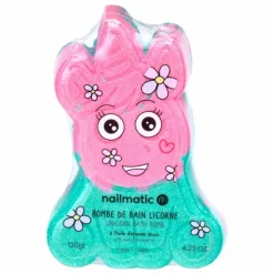 Enfant Nailmatic Kids Soins Du Corps|Soins Du Corps|Bombe de bain Licorne Rose - 120g