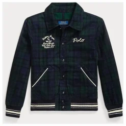 Ralph Lauren Bomber Carreaux | Bleu marine Clearance