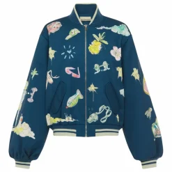 Clearance Alémais Bomber Daria Brodé | Bleu