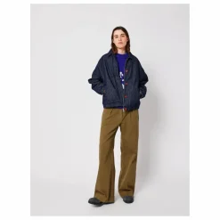 Femme Bobo Choses Bomber Rayée Denim Coton Bio - Collection Femme |