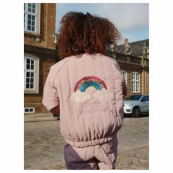Enfant Konges Sløjd Manteaux, Blousons|Manteaux, Blousons, Pilotes|Bomber Sequins Juno Arc en Ciel |