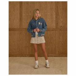 Rylee + Cru Bomber Varsity | Denim Outlet