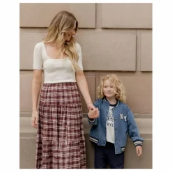 Enfant Rylee + Cru Manteaux, Blousons|Bomber Varsity Mini |