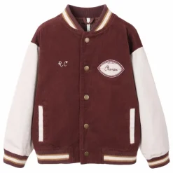 Enfant Rylee + Cru Bomber Varsity Velours Côtelé |