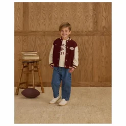 Enfant Rylee + Cru Bomber Varsity Velours Côtelé |
