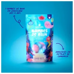 Enfant Nailmatic Kids Soins Du Corps|Soins Du Corps|Bombes de bain Coquillage - Set de 2