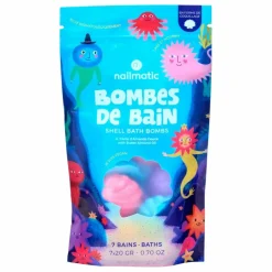 Enfant Nailmatic Kids Soins Du Corps|Soins Du Corps|Bombes de bain Coquillage - Set de 2