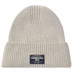 Sale Thinking Mu Bonnet Amor Laine | Ecru