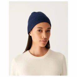 Bompard Bonnet Classique Cachemire | Bleu marine