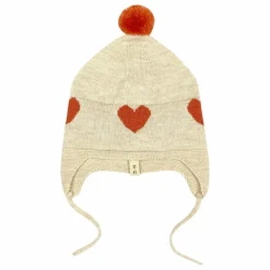Sale Bayiri Bonnet Dancing Hearts Mérinos | Ecru