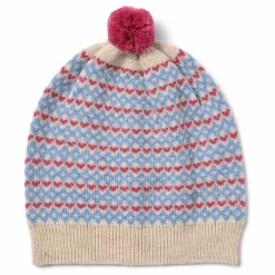 Clearance Wheat Bonnet Doonia Laine Mérinos | Bleu Clair