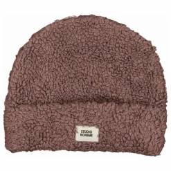 Studio Bohème Bonnet Façon Sherpa Mouton Coton Bio | Mauve
