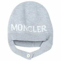 Moncler Bonnet Maille | Gris clair New