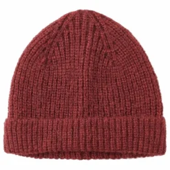 Hot Rylee + Cru Bonnet Maille Côtelé | Rouge